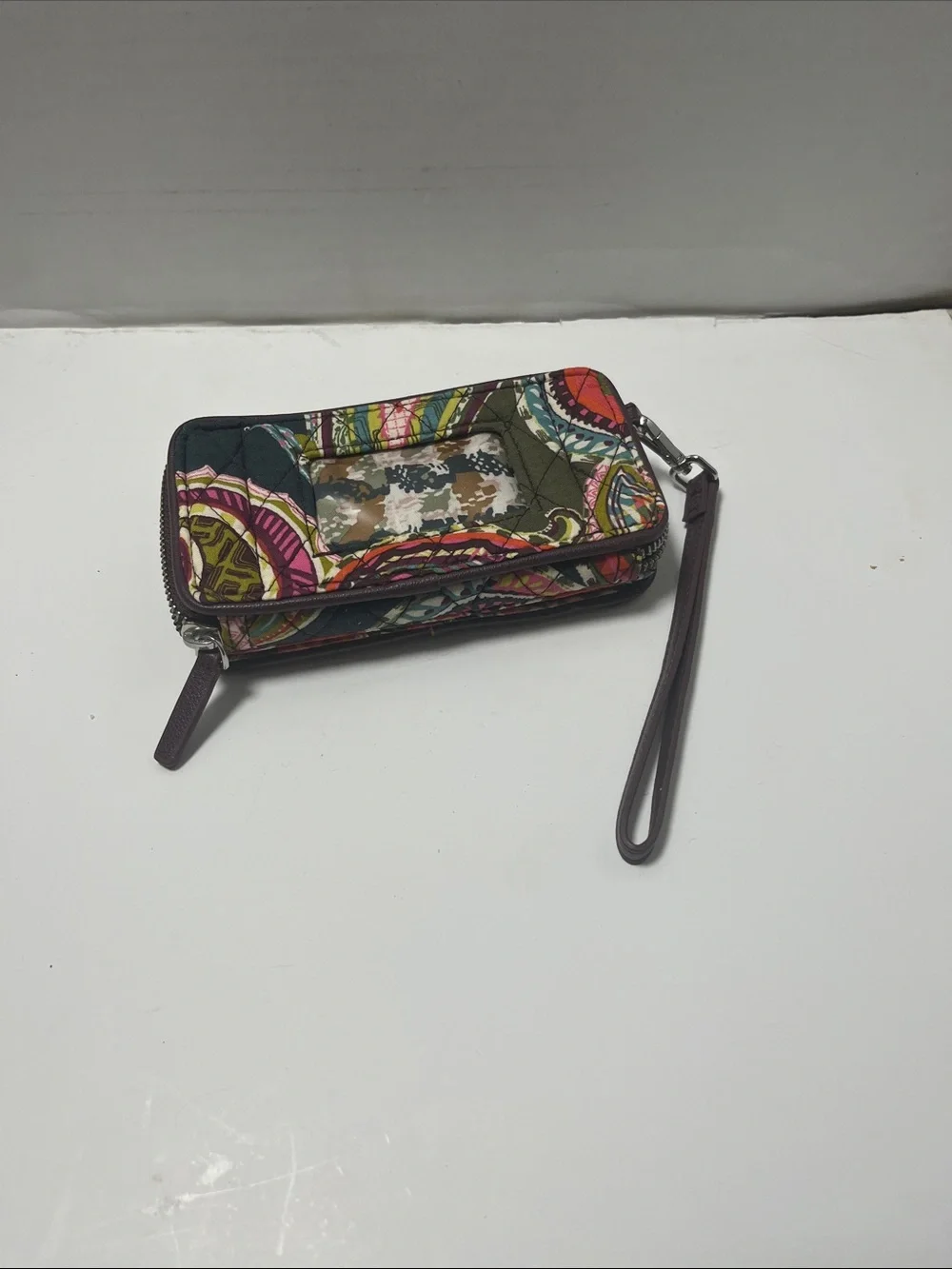Vera Bradley Multicolor Floral Print Wristlet Phone Case RFID